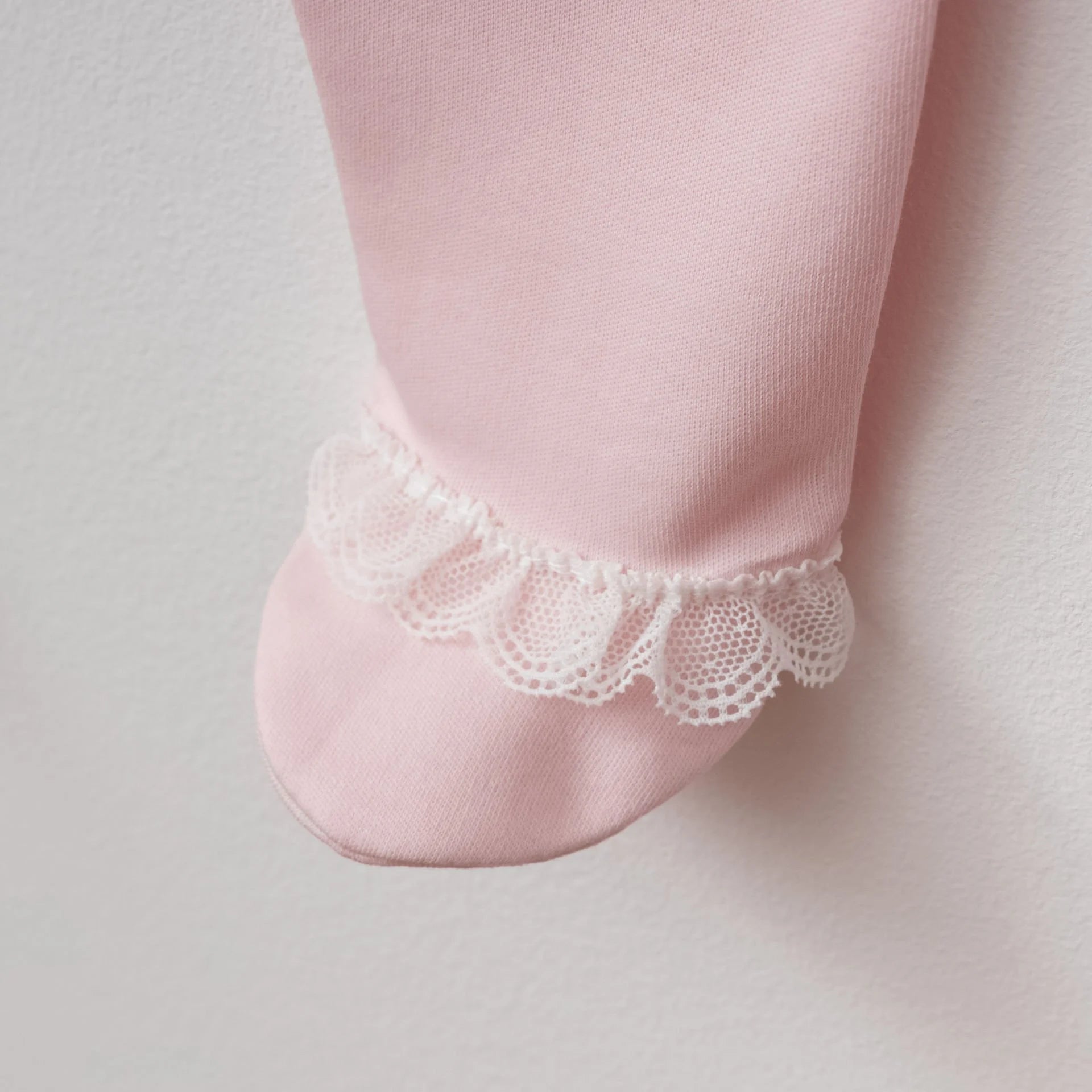 Elegant Dantel Detaylı Kız Bebek 10'lu Hastane Çıkışı - Pembe