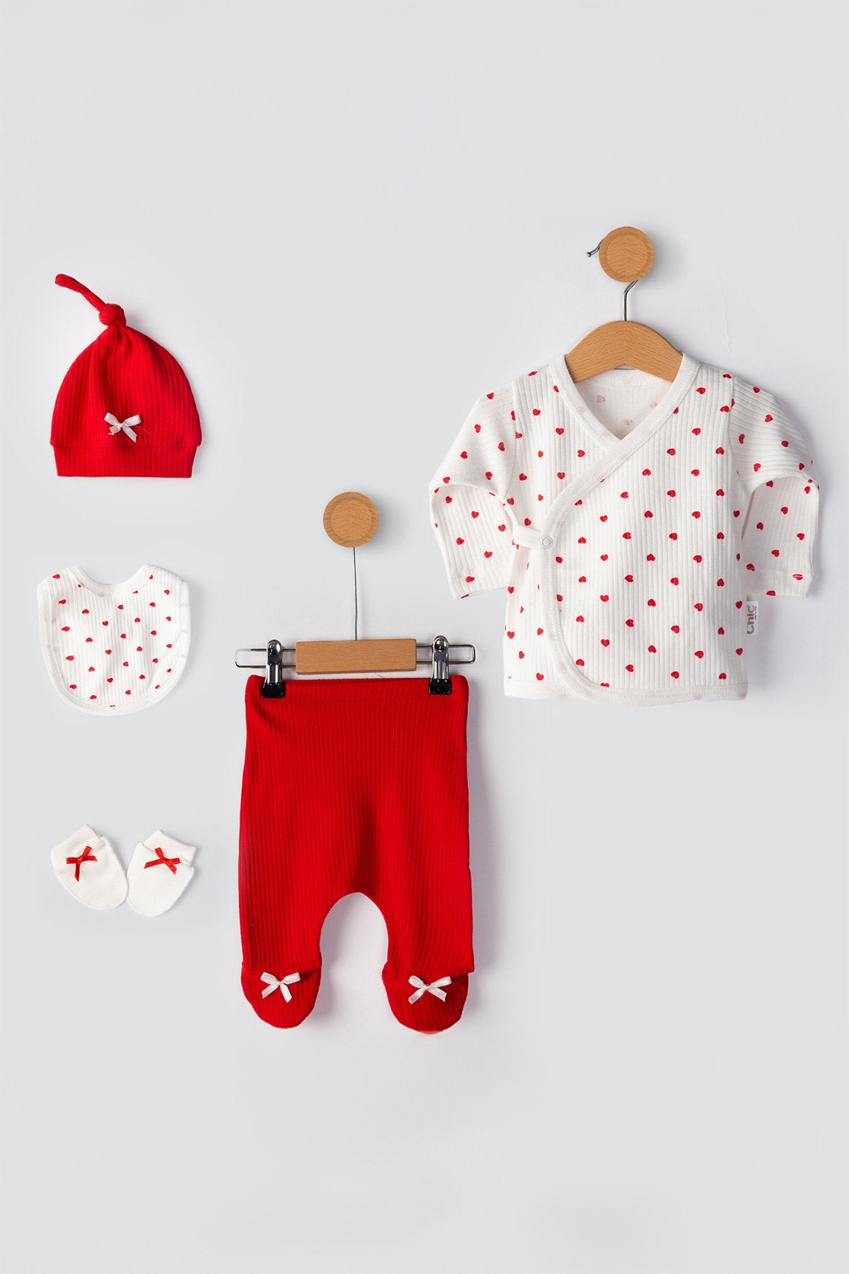 Love&Love Yenidoğan Hastane Çıkışı 5'li Zıbın Seti