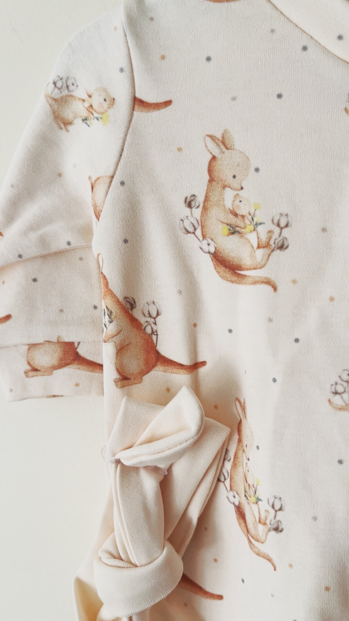 Kangaroo Kız Bebek Tulum ve Toka Seti