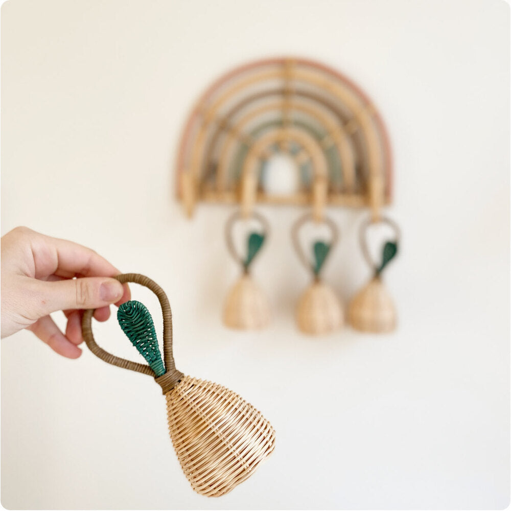Bebek Rattan Bambu Çıngırak, Marakas, Diş Kaşıyıcı