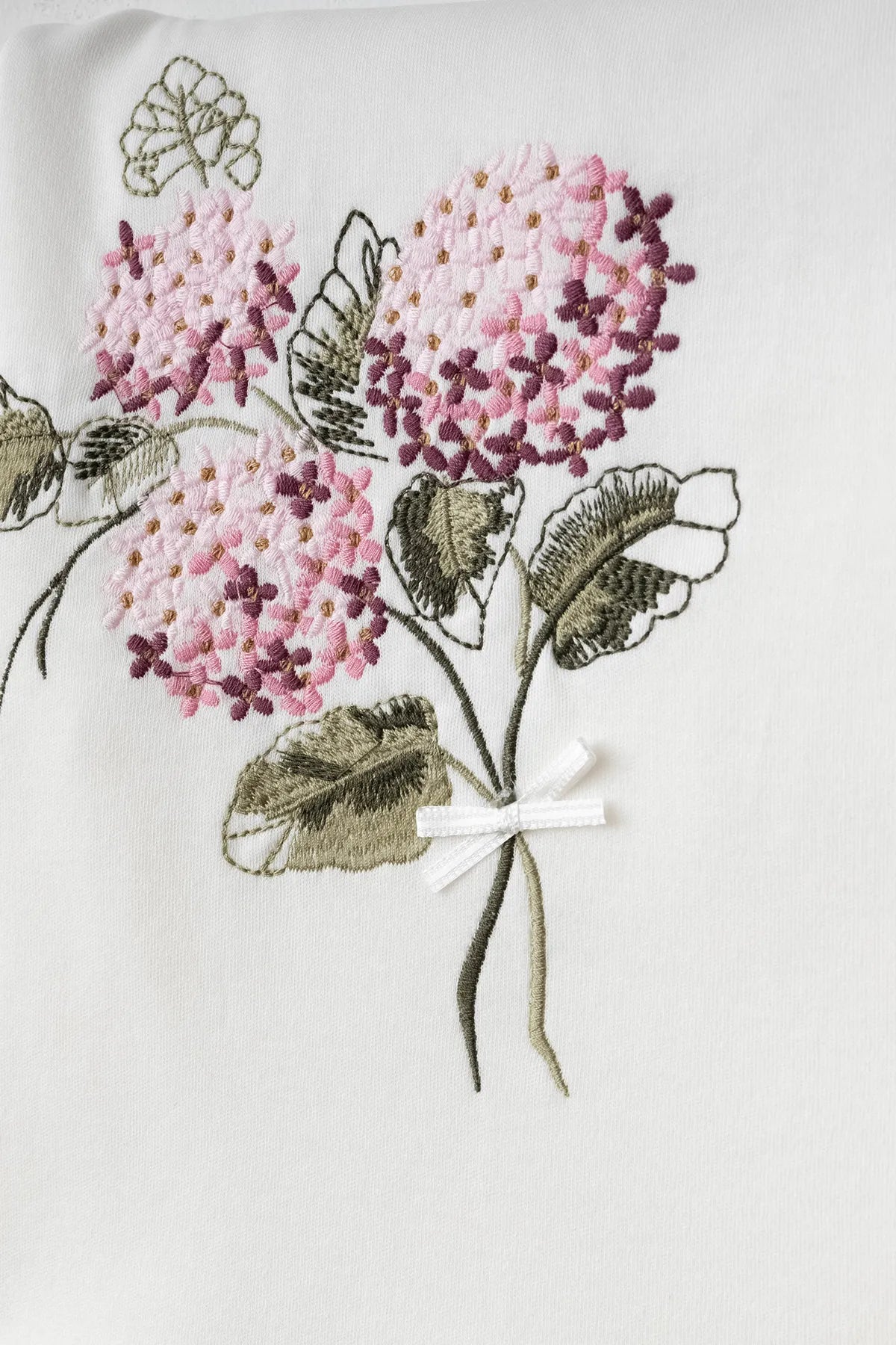 Flower Garden Çiçek Nakışlı Yenidoğan Kız Bebek 10lu Hastane Çıkış Seti