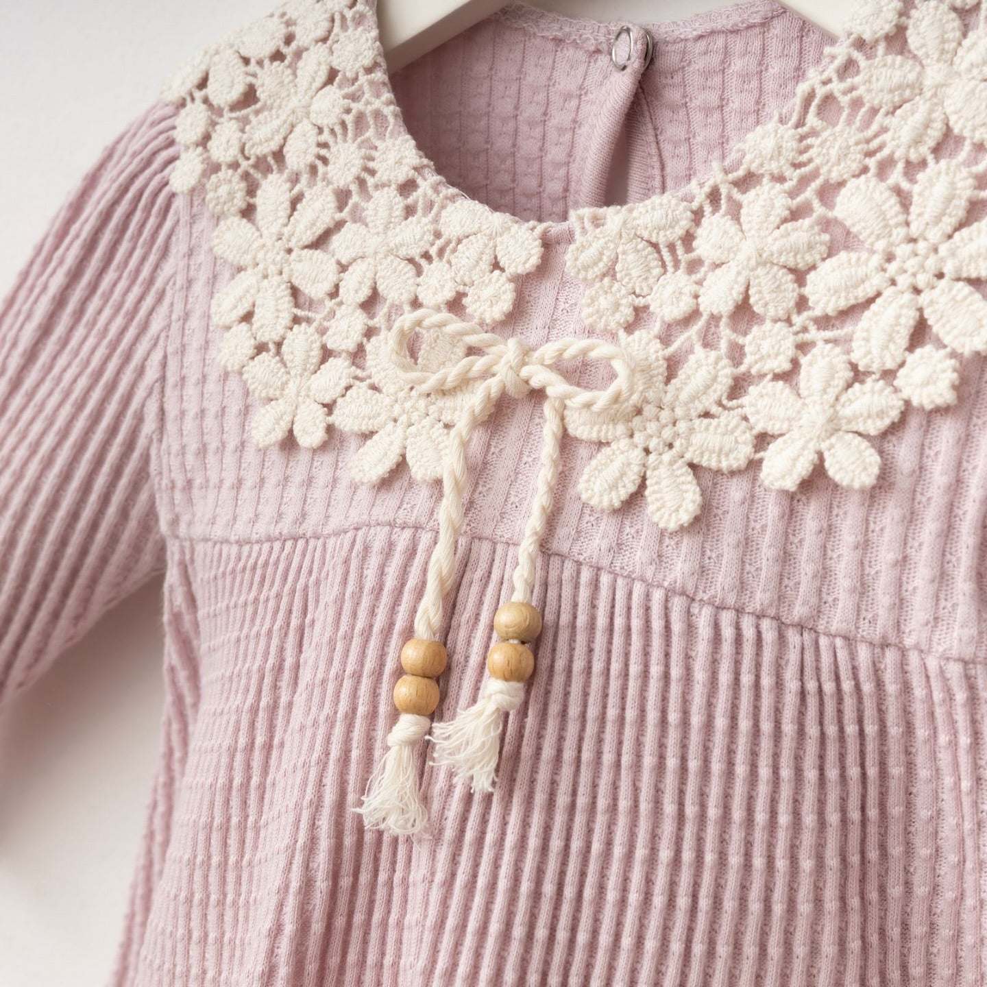 Linda Dantelli 5'li Kız Bebek Hastane Çıkış Seti