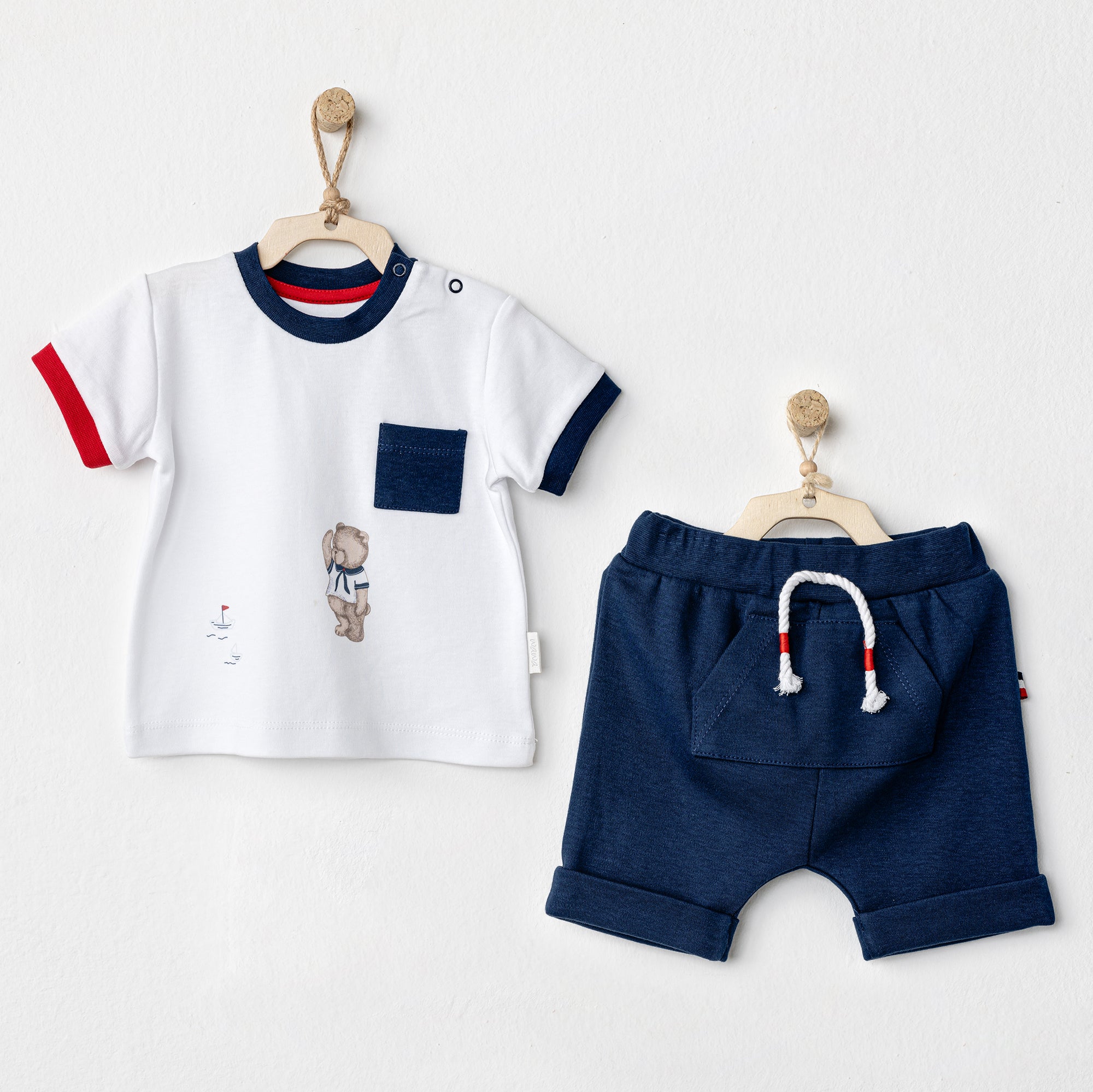 Andywawa Sailor Bear Erkek Bebek Takım