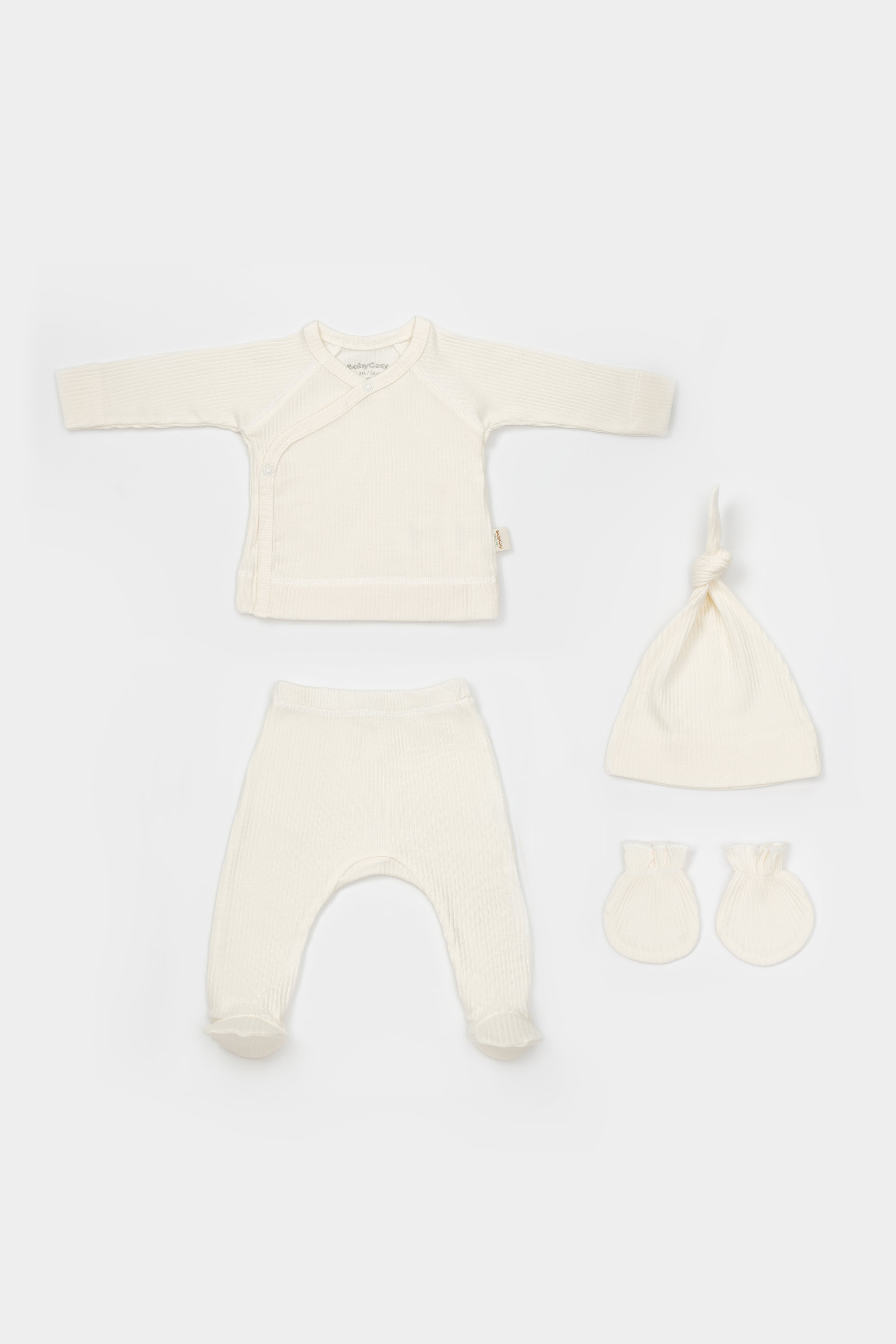 Royal Baby Organik Fitilli 4'lü Set, Hastane Çıkışı, Alt Üst Takım