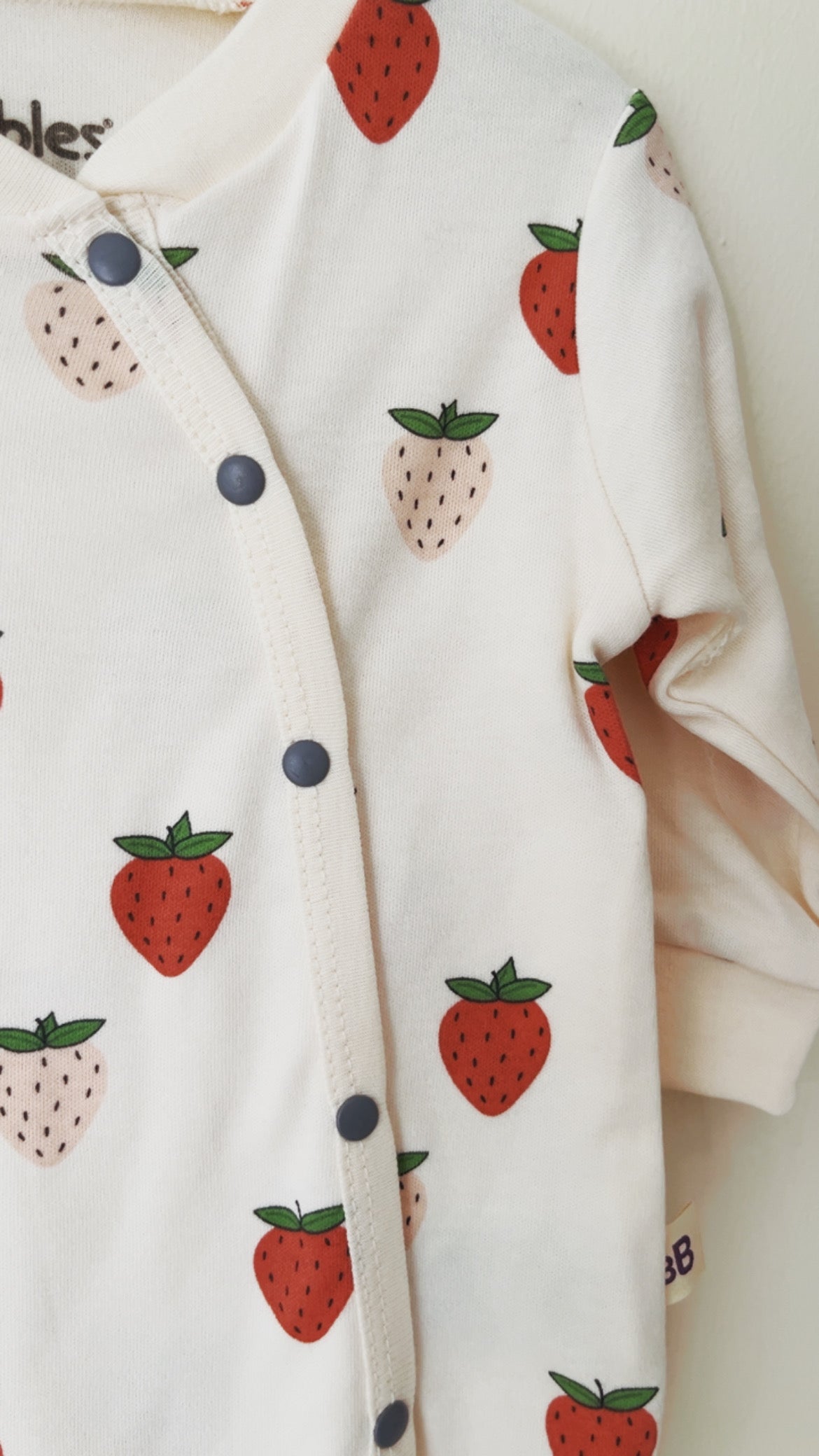 Tiny Strawberry Kız Bebek Tulum ve Toka