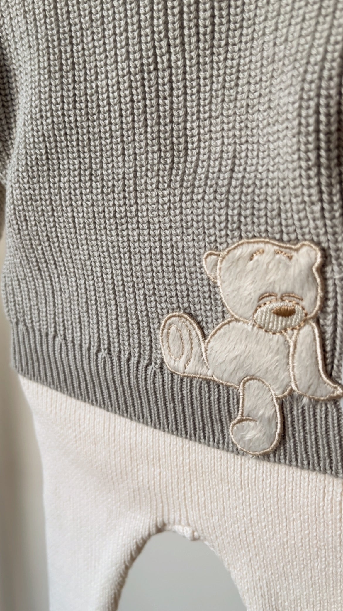 Bear Erkek Bebek Triko Alt Üst Takım