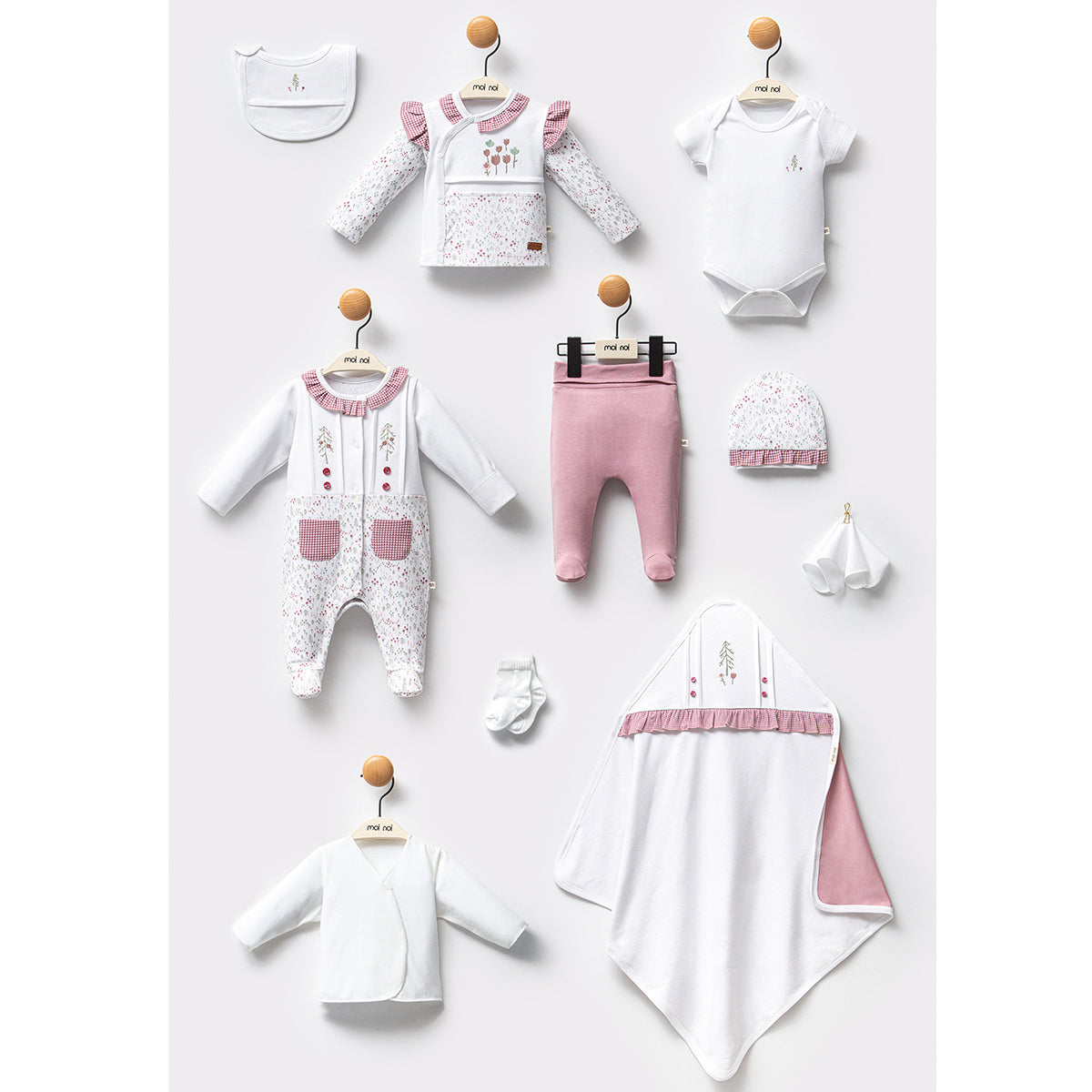 Çiçekli 10'lu Kız Bebek Hastane Çıkıșı