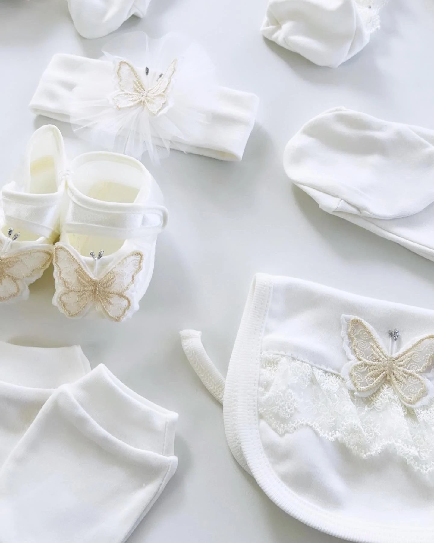 Yenidoğan Kız Bebek 10lu Hastane Çıkış Seti