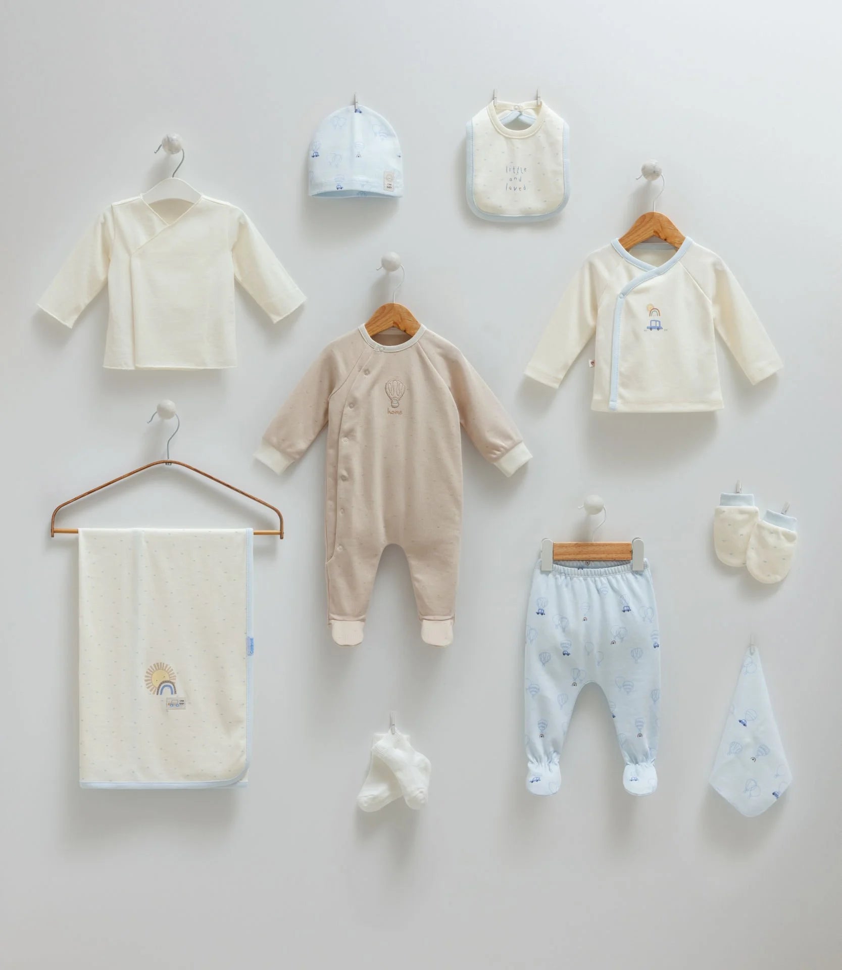 Flying Car Erkek Bebek 10'lu Hastane Çıkışı