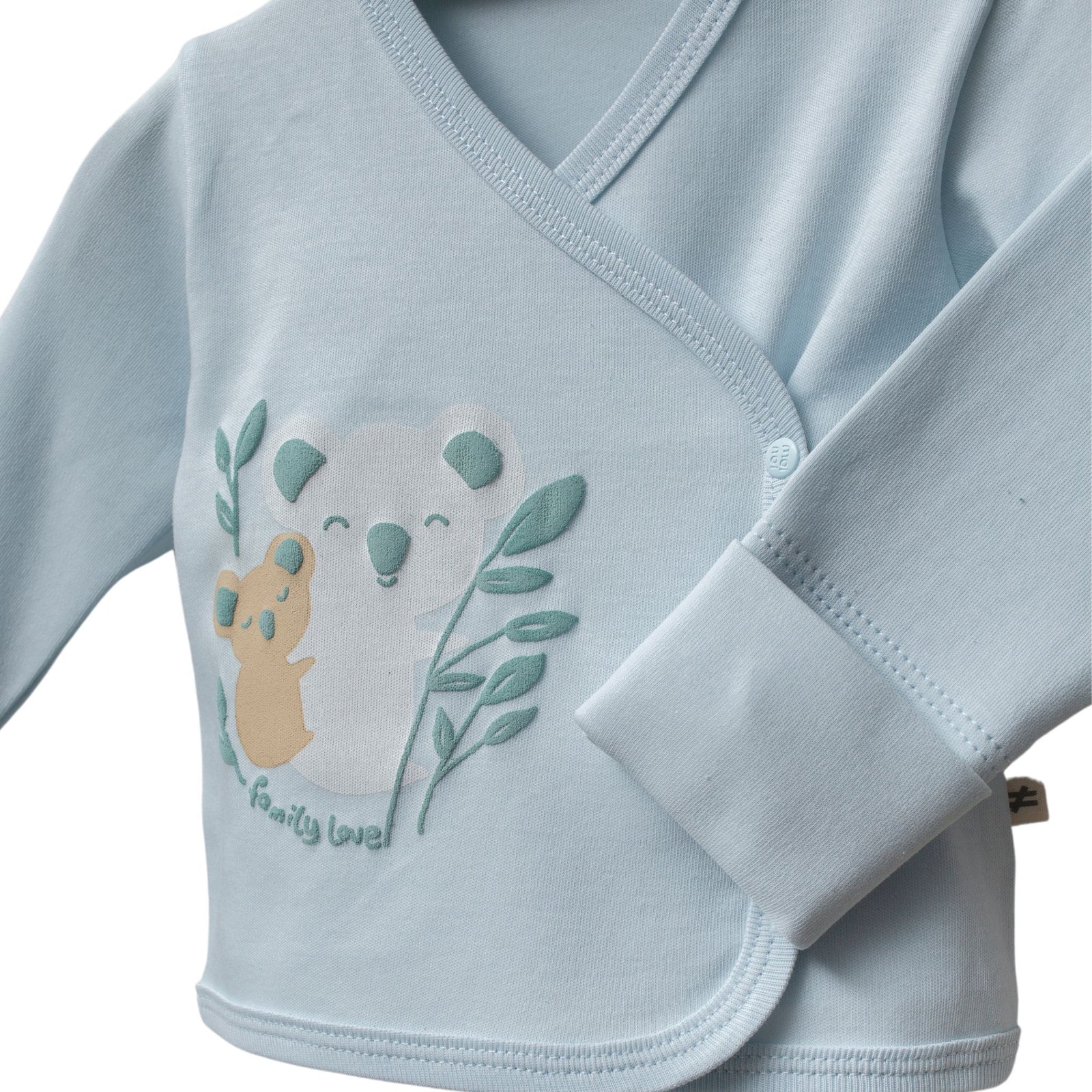 Organik Koala Desen Erkek Bebek 10'lu Hastane Çıkışı