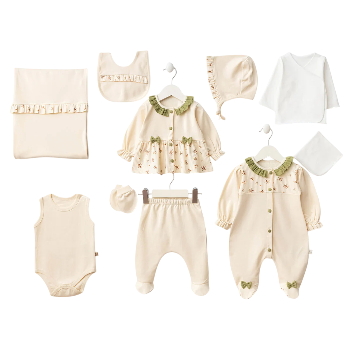 Çıtır Çiçekli 10'lu Kız Bebek Hastane Çıkışı