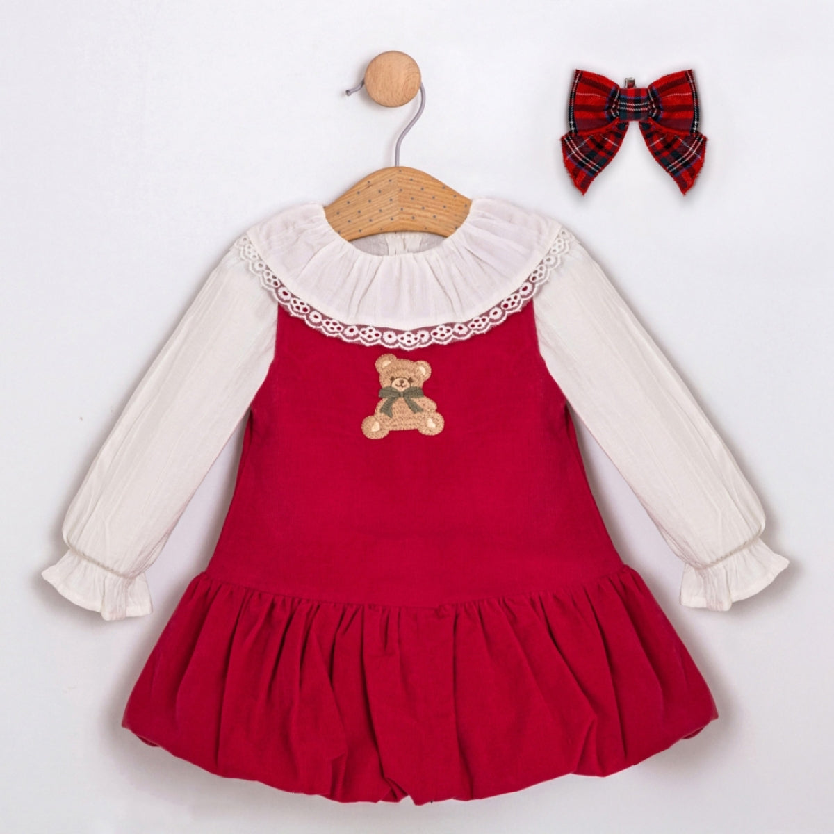 Beatrice Kız Bebek Gömlekli Özel Gün Elbise, Doğum Günü Parti Yılbaşı Fotoğraf çekimi