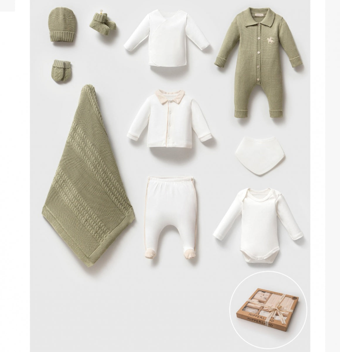 Amore Triko Erkek Bebek 10'lu Hastane Çıkışı