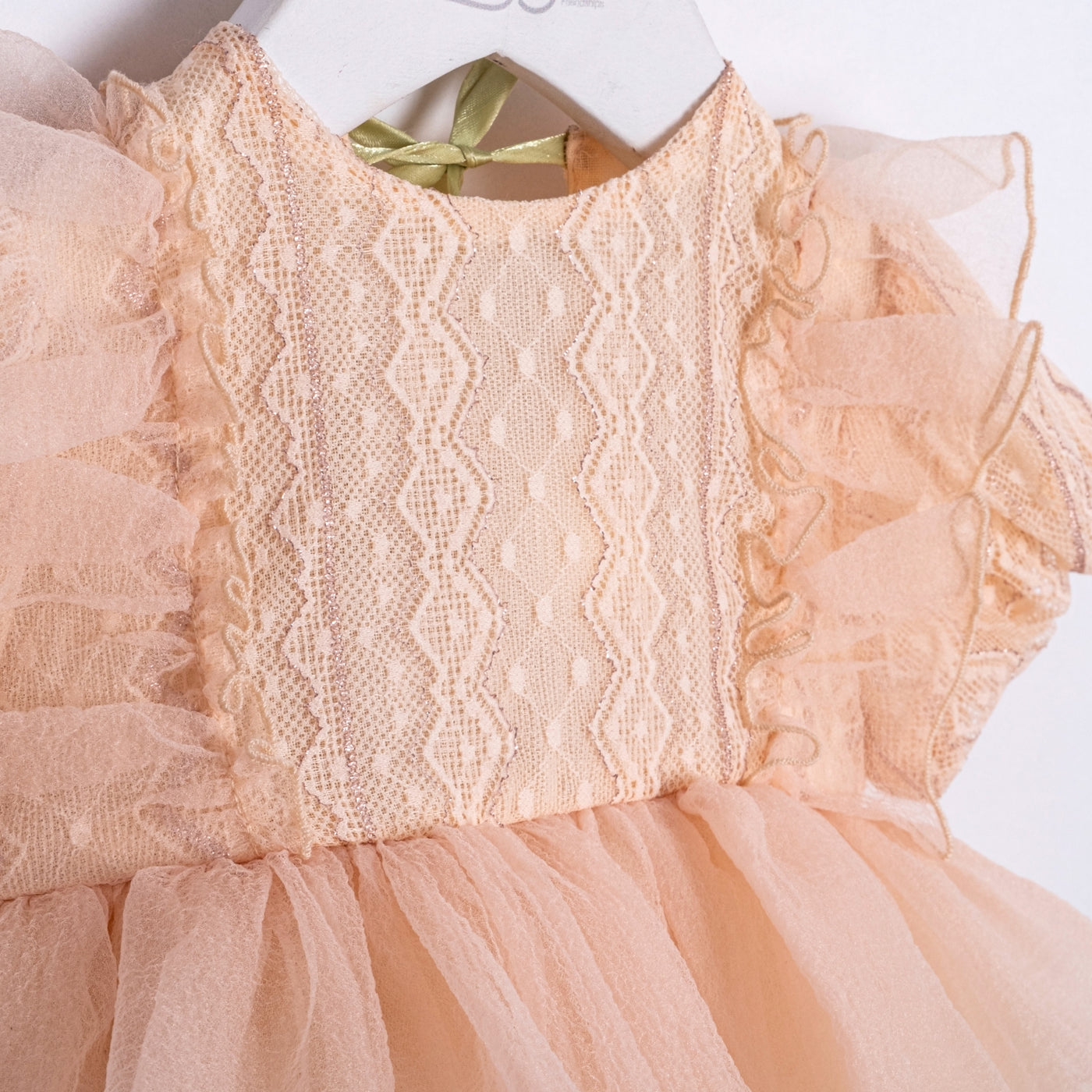 kız bebek turuncu elbise