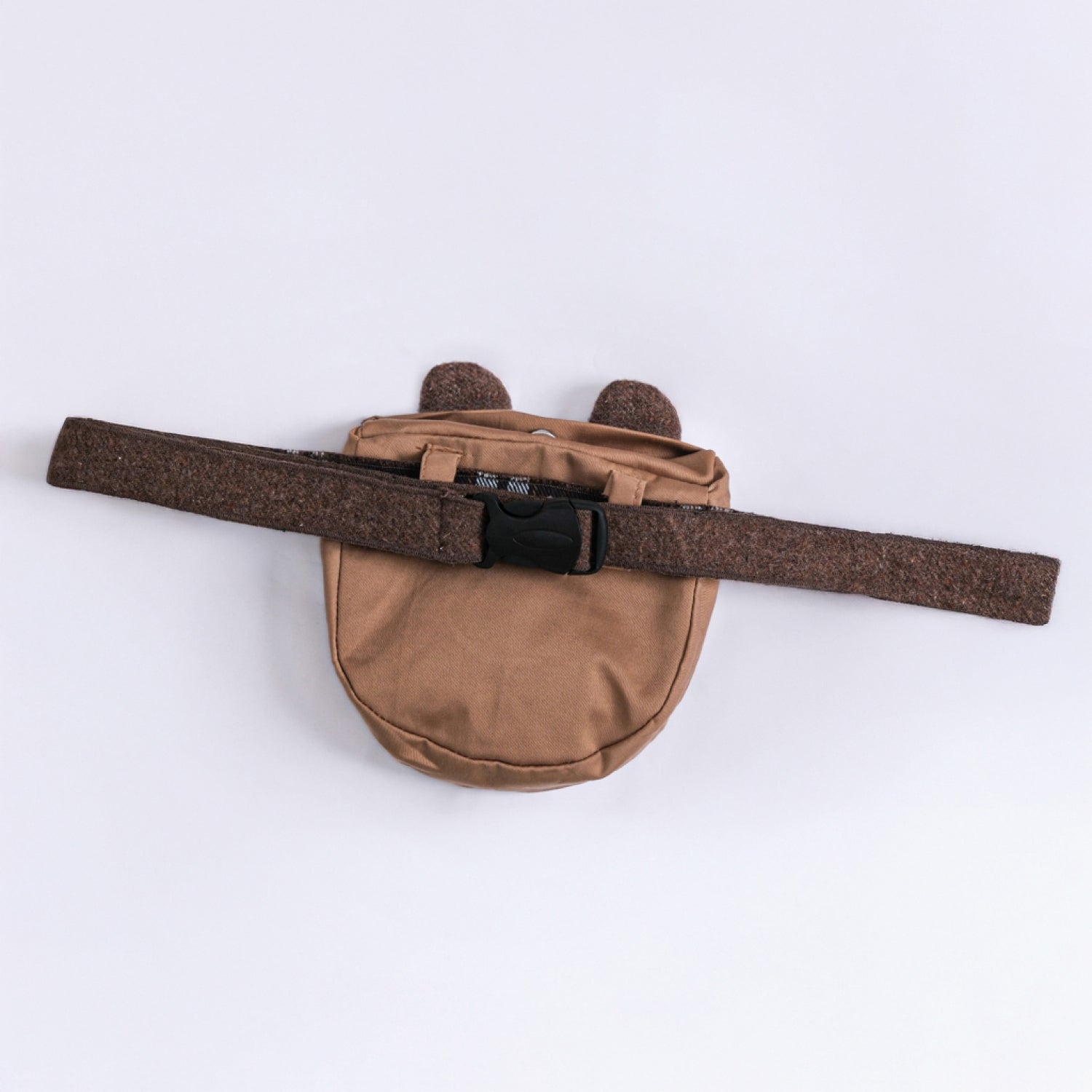 Leo Ekose Detaylı Erkek Bebek Çantalı Premium Tulum