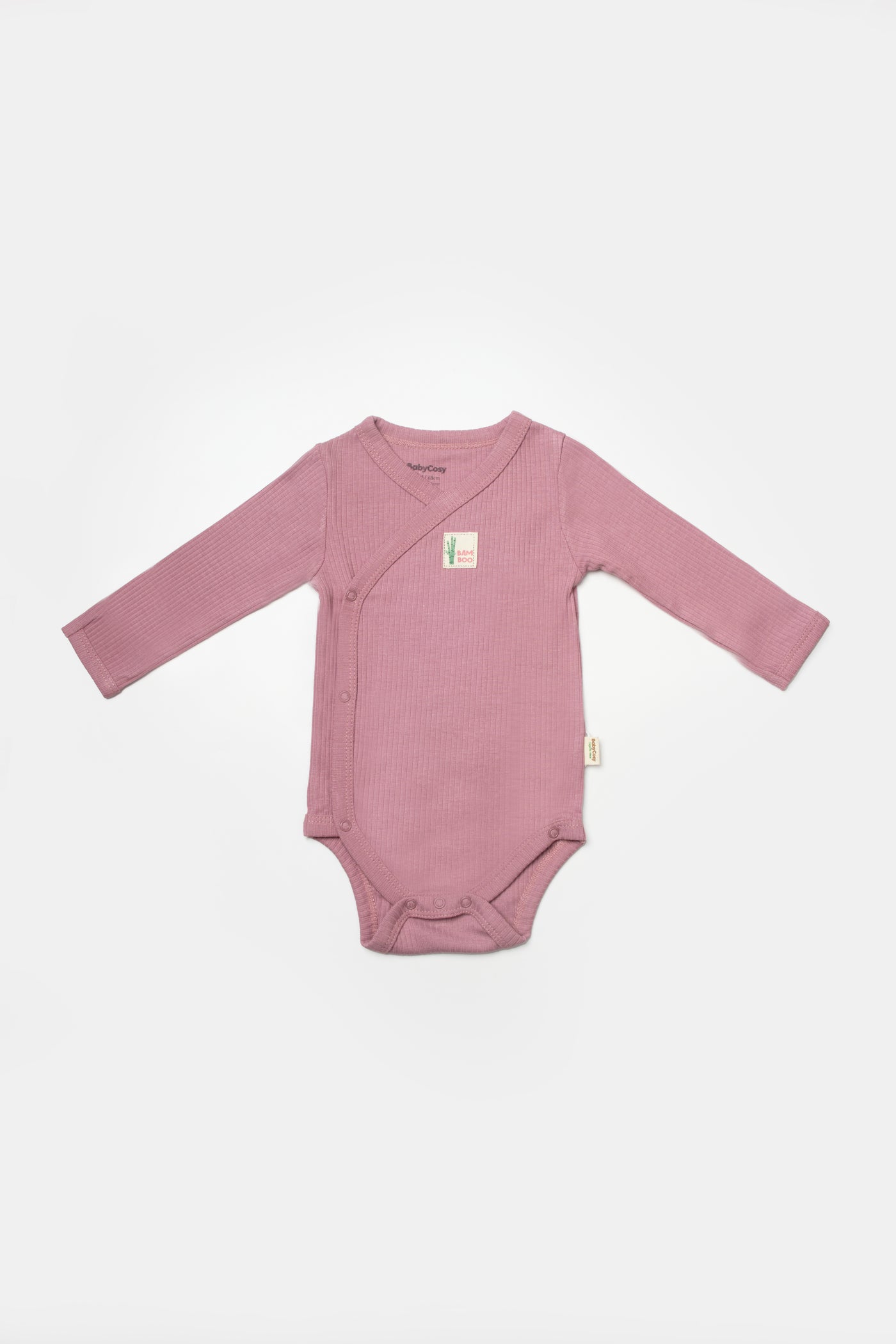 Happy Baby Organik Bambu Fitilli Kız Bebek 4'lü Set - Koyu Pembe