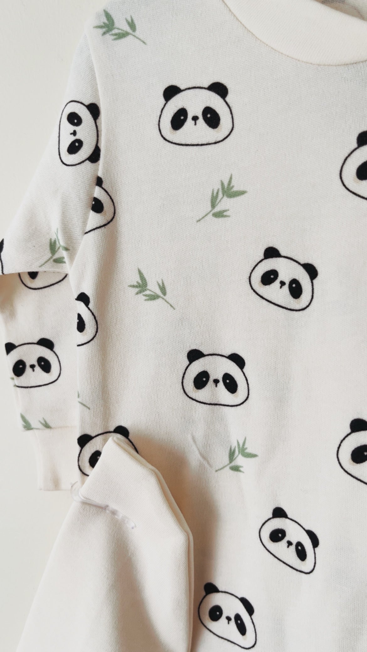Tiny Panda Erkek Bebek Şapkalı Tulum