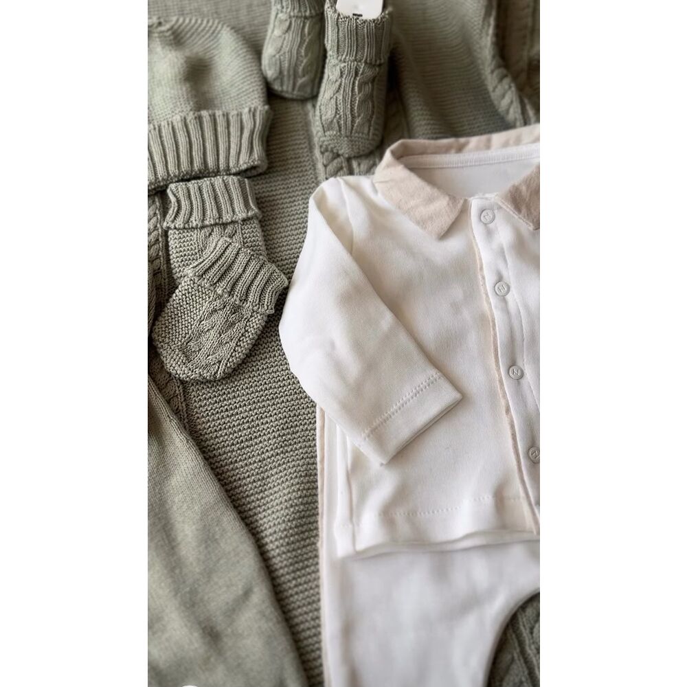 Amore Triko Erkek Bebek 10'lu Hastane Çıkışı