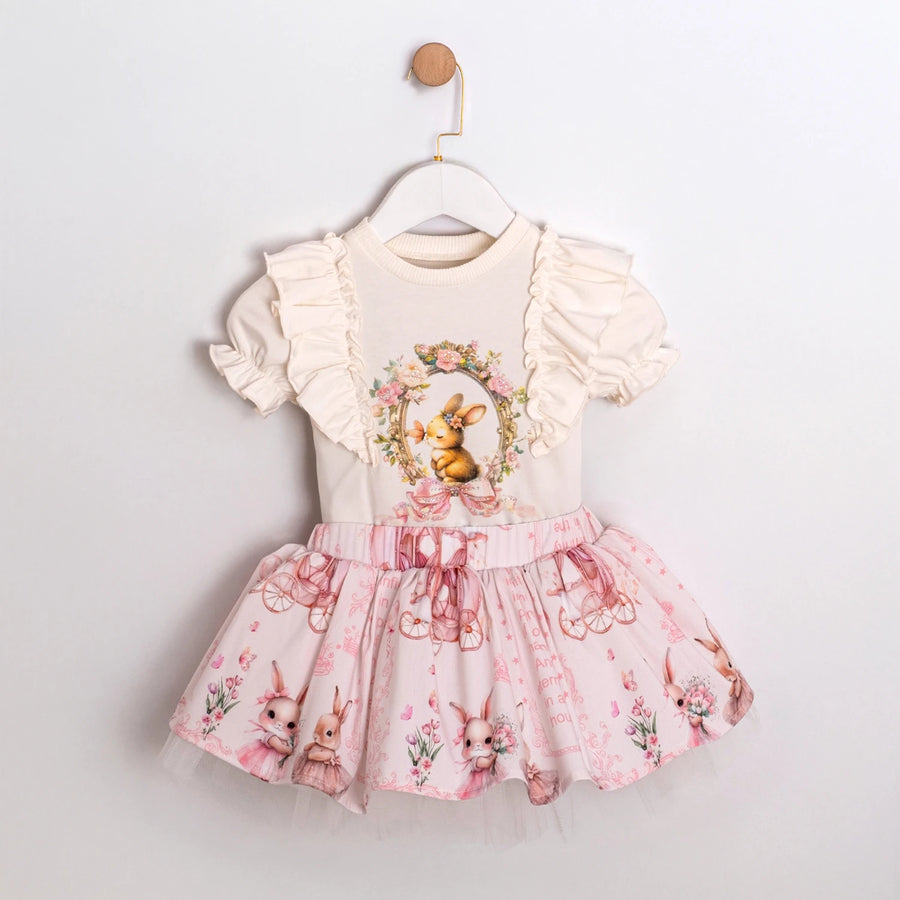 Pink Queen Kız Bebek Tişört Etek Takım 