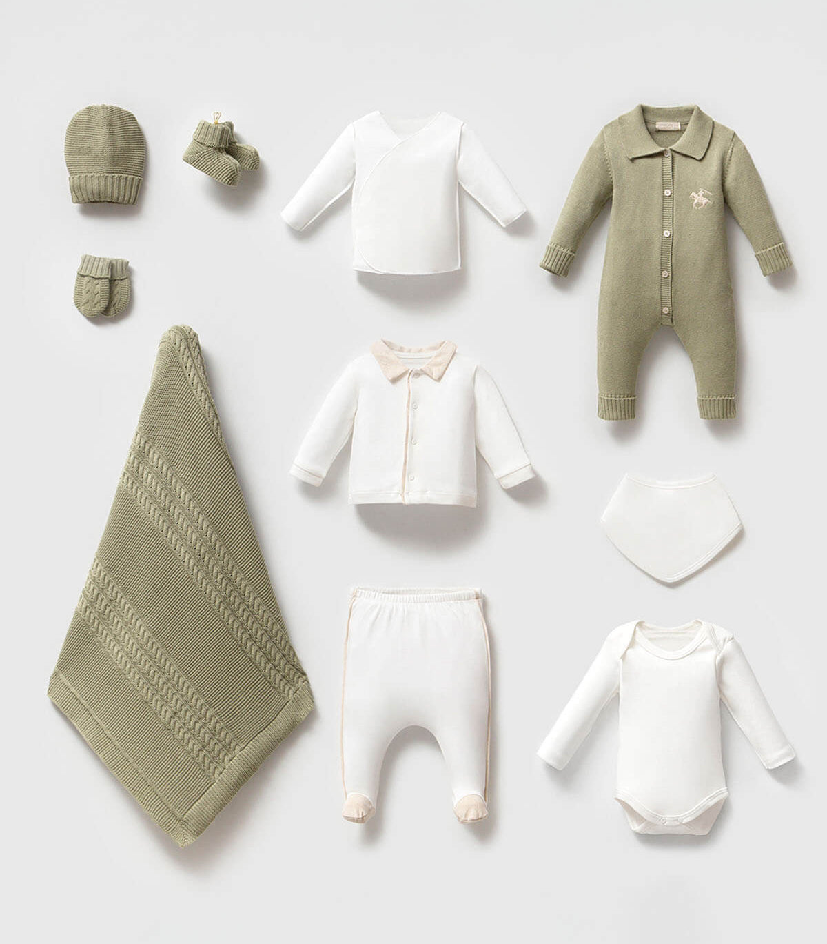 Amore Triko Erkek Bebek 10'lu Hastane Çıkışı 