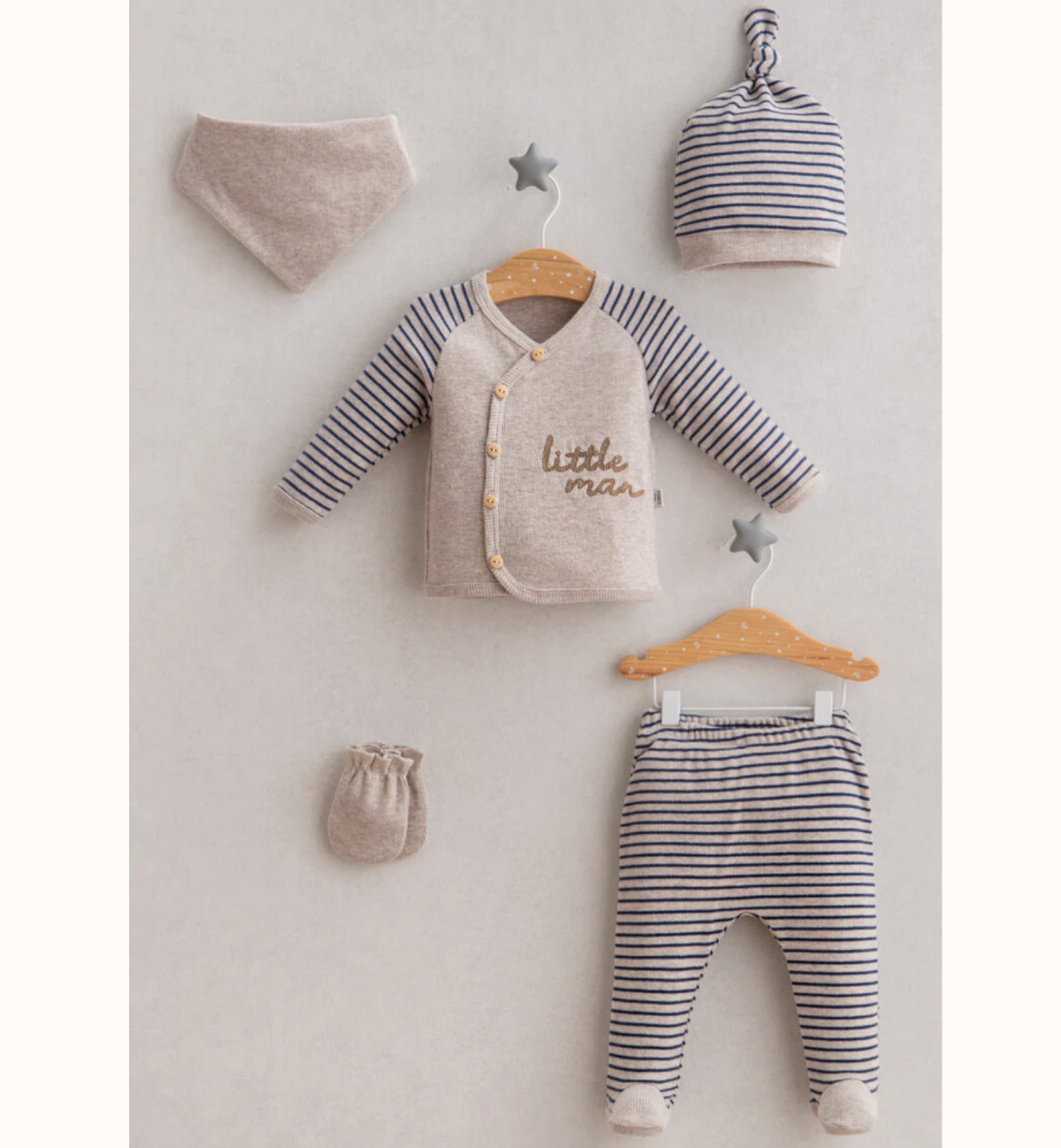 Little Man Erkek Bebek Hastane Çıkışı 5'li 