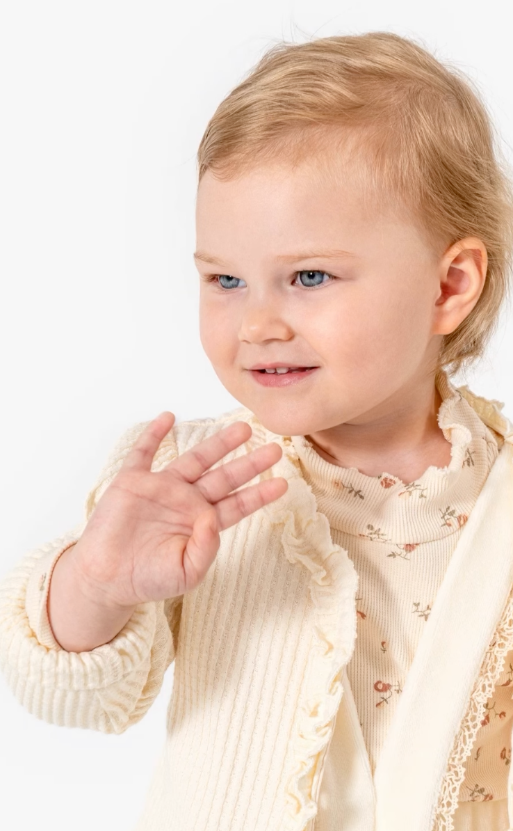 Kız Bebek Kadife Tüllü Salopet Body Hırka 3lü Takım