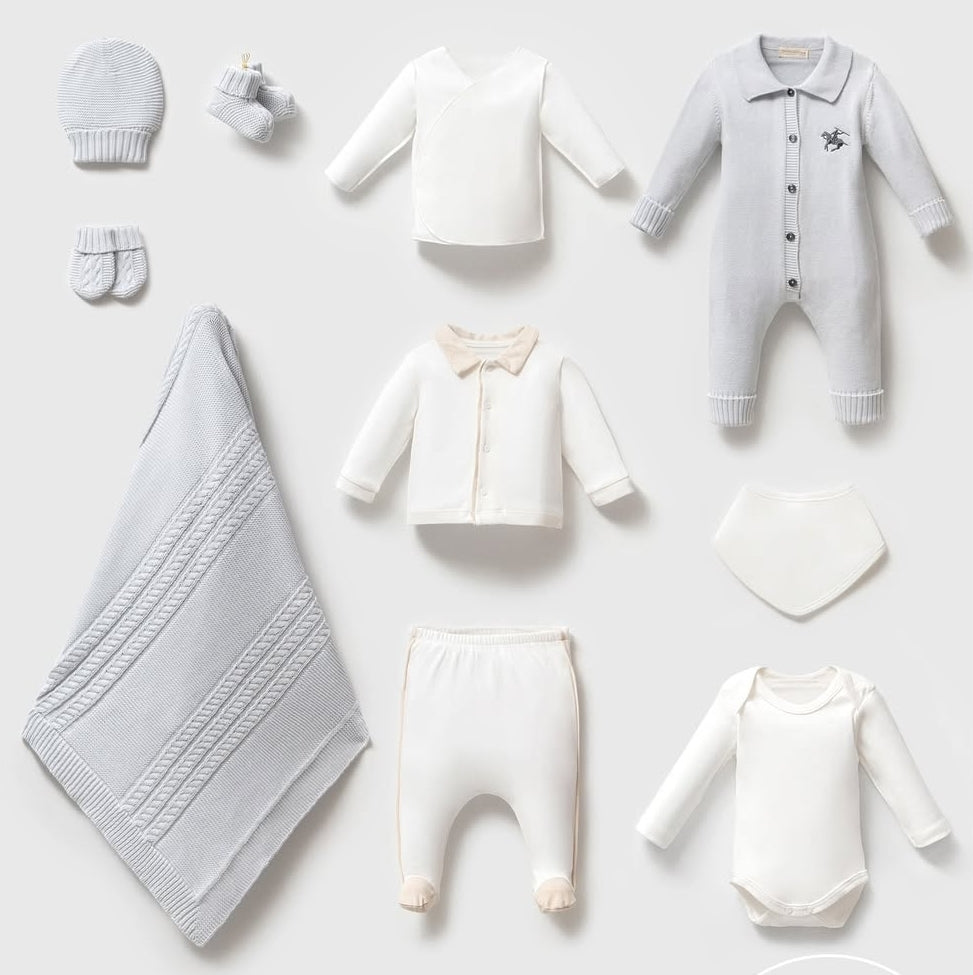 Dustin Triko Erkek Bebek 10'lu Hastane Çıkışı