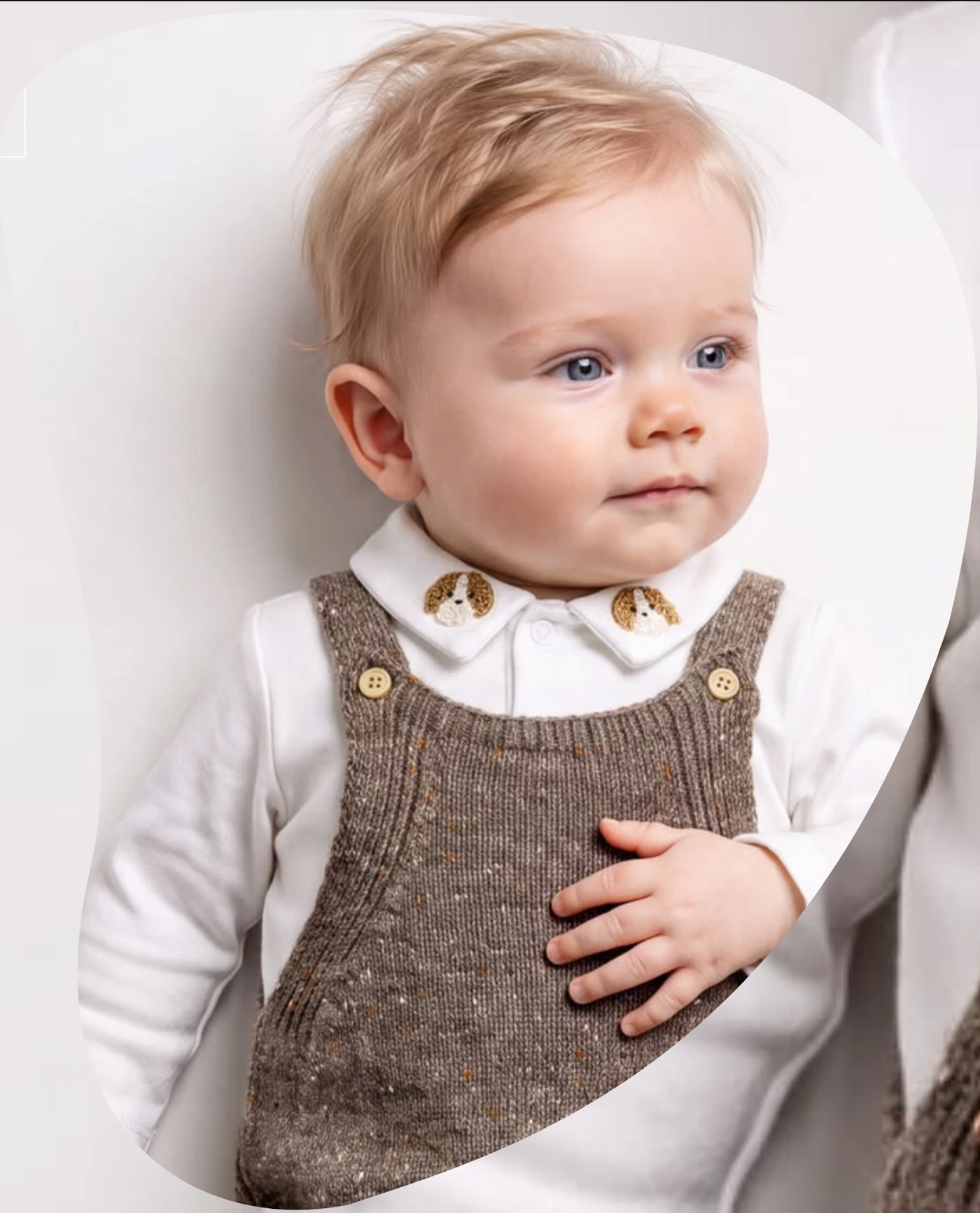 Erkek Bebek Triko Tulum Salopet ve Bebe Yaka Body