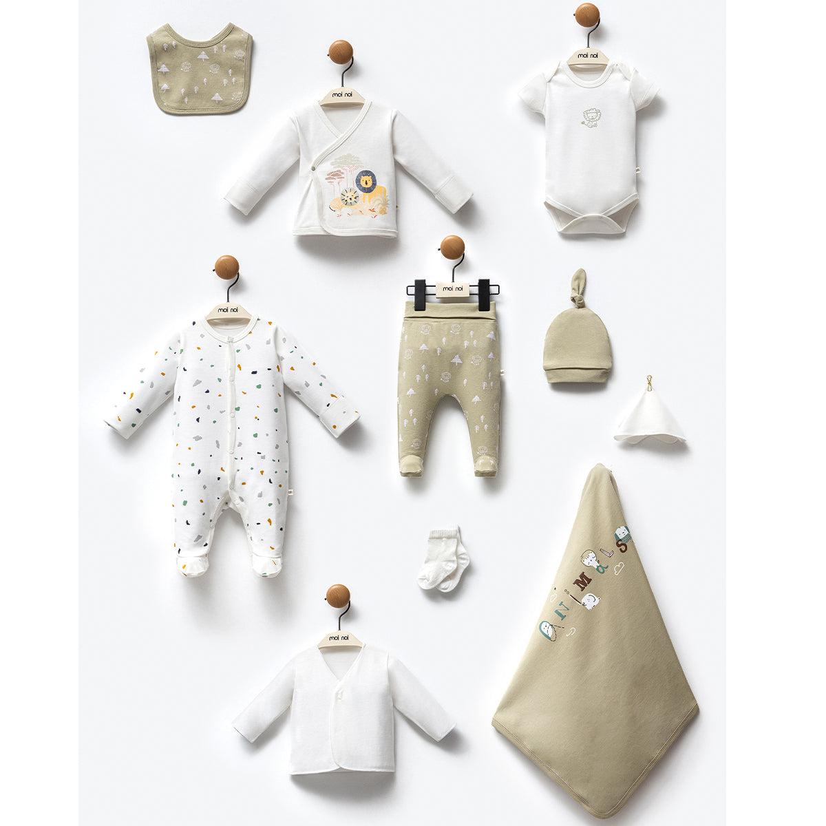 Yeşil 10'lu Erkek Bebek Hastane Çıkıșı