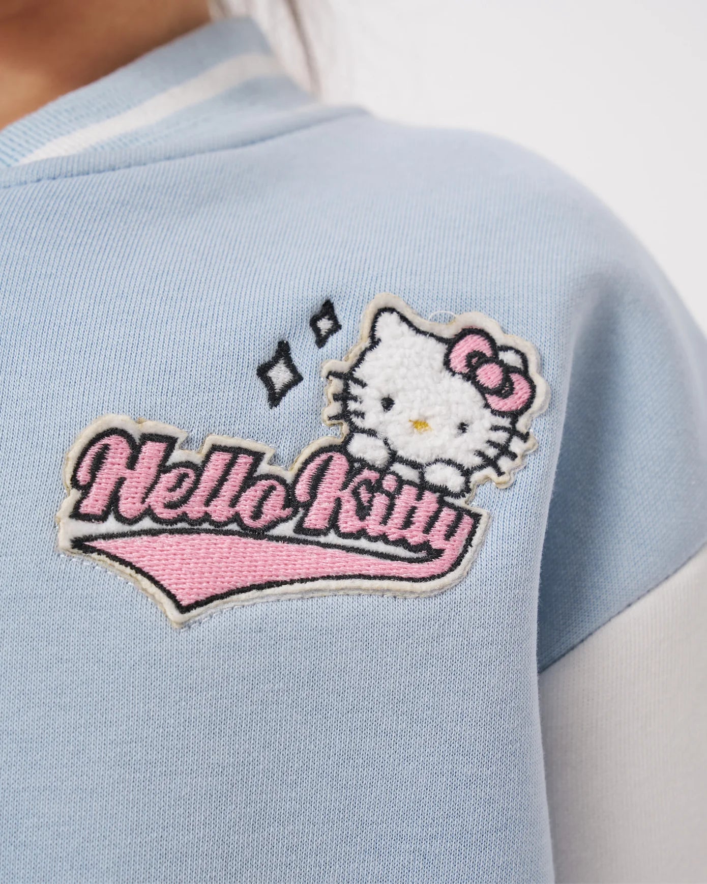 Hello Kitty Baskılı Kolej Ceketli Kız Çocuk Eşofman Takımı - Mavi