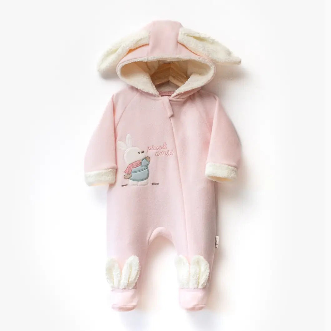 Rabbit Kız Bebek Polar-Velsoft Tulum