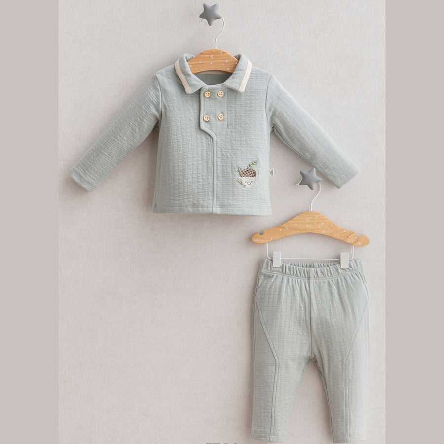 In The Woods Erkek Bebek Alt Üst Takım - Yeşil