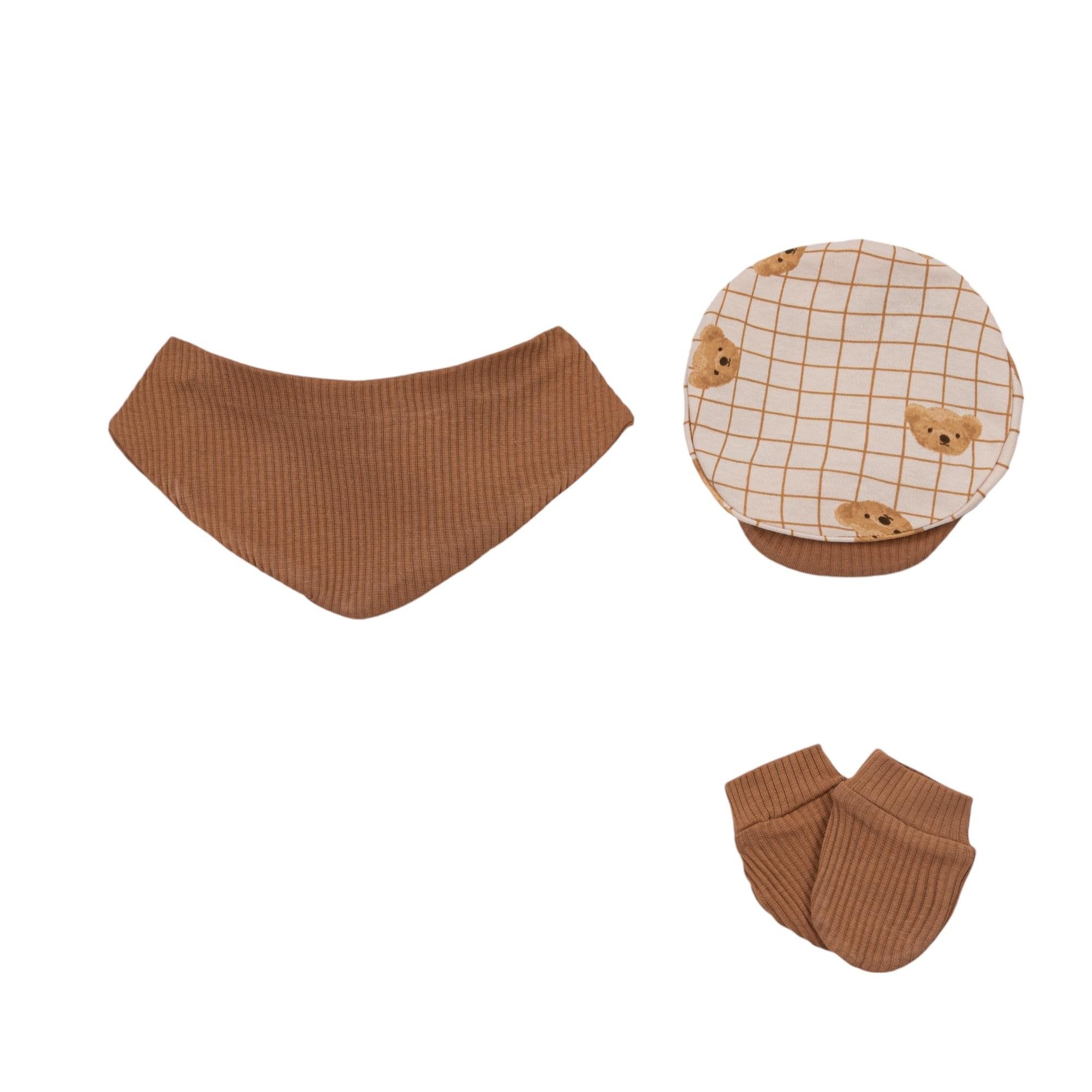 Erkek Bebek Hastane Çıkışı Beşli Set