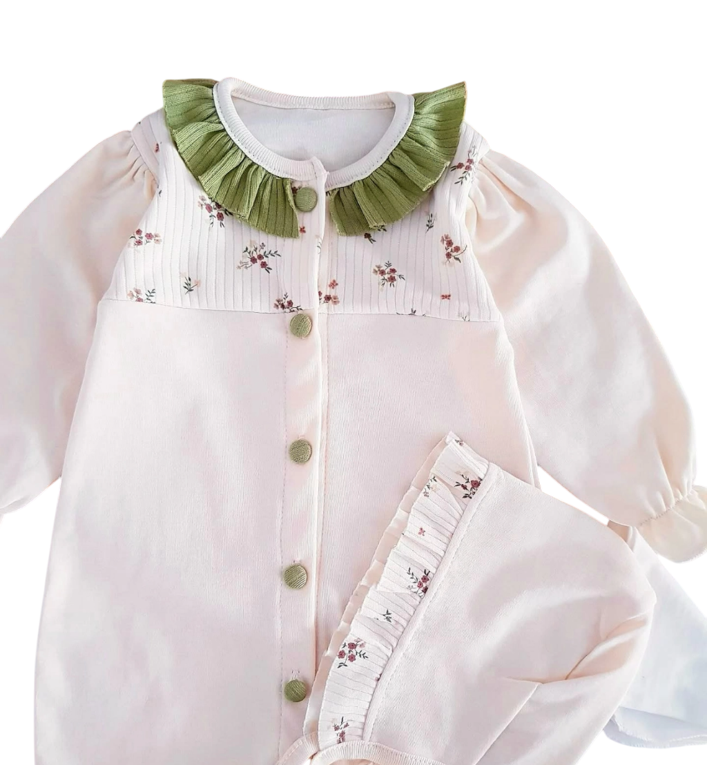 Çıtır Çiçekli 10'lu Kız Bebek Hastane Çıkışı