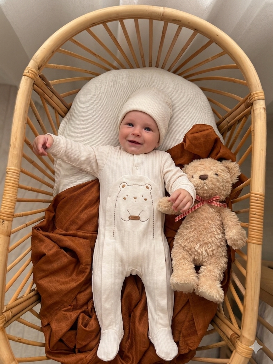 Sweet Bear Erkek Bebek Tulum