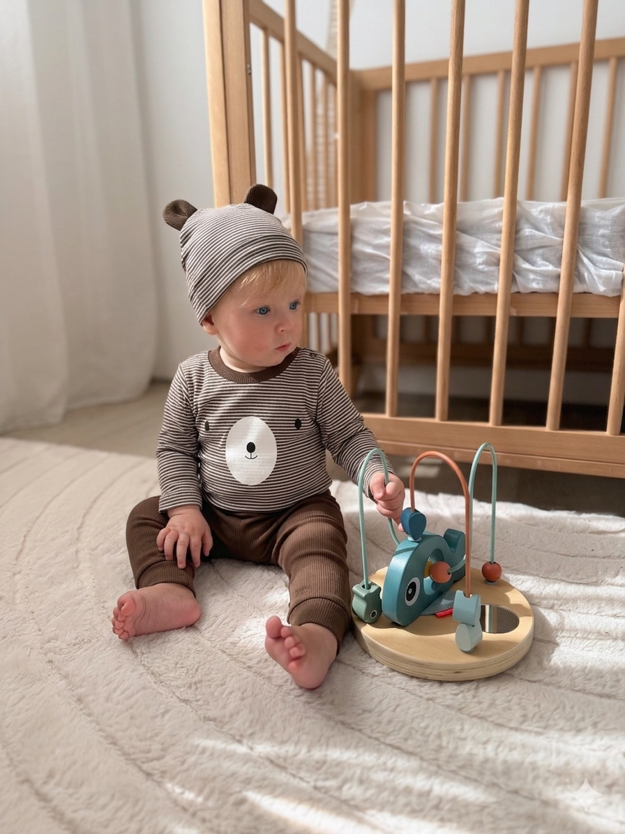 Sweety Erkek Bebek Șapkalı Takım