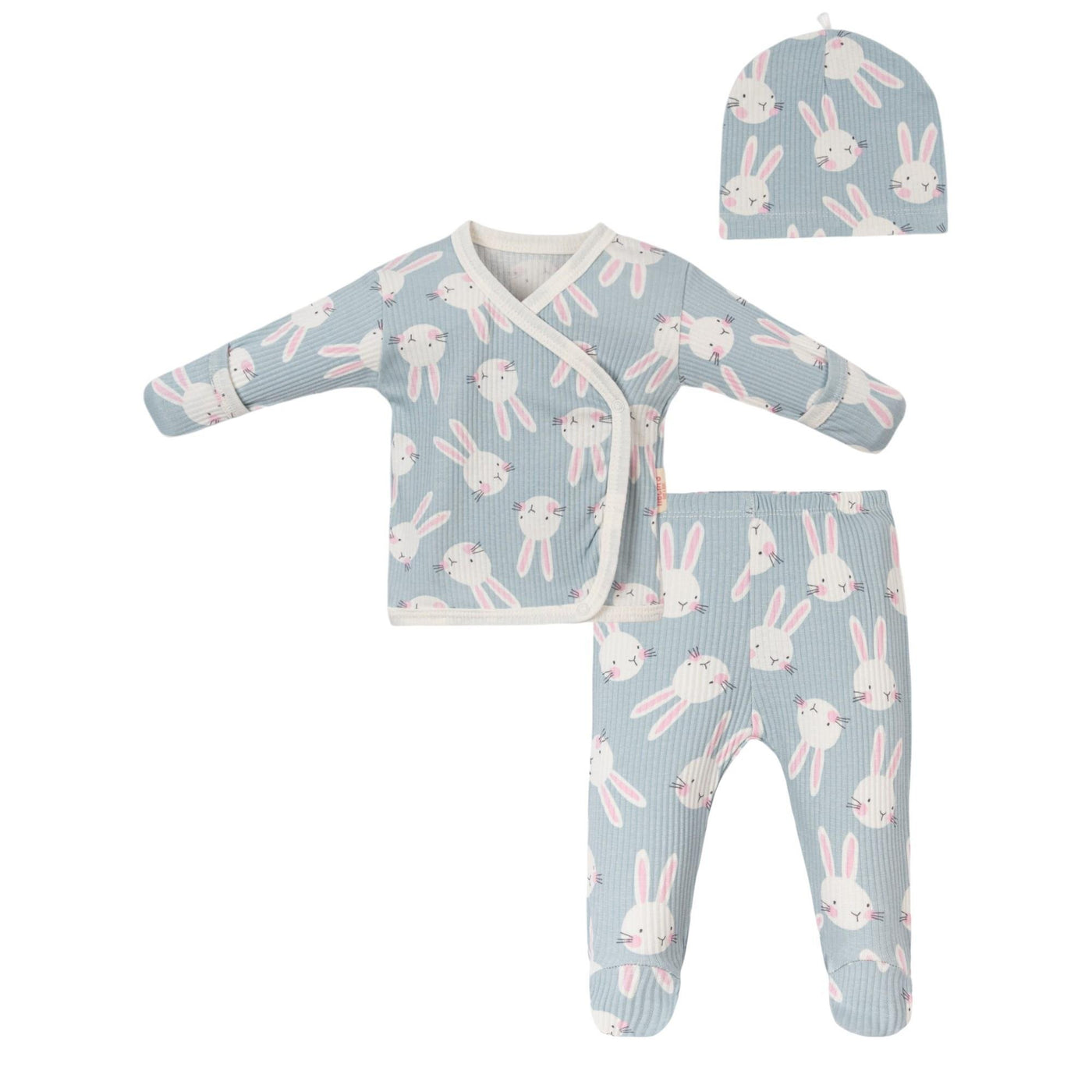 Yenidoğan Kız Bebek 3lü Zıbın Set Hastane Çıkışı