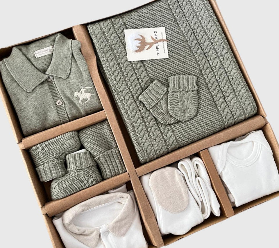 Amore Triko Erkek Bebek 10'lu Hastane Çıkışı